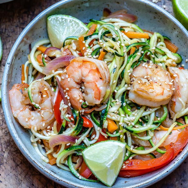 Garlic Shrimp And Zucchini Noodles Garlic Shrimp And Zucchini Noodles