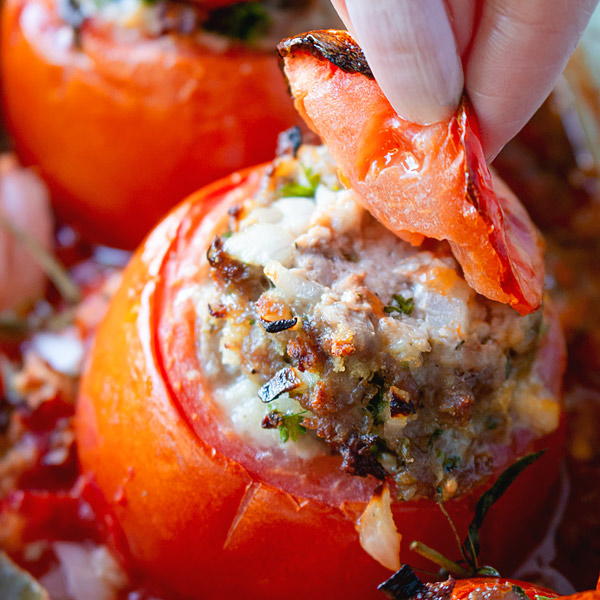 Meat Stuffed Tomatoes Meat Stuffed Tomatoes