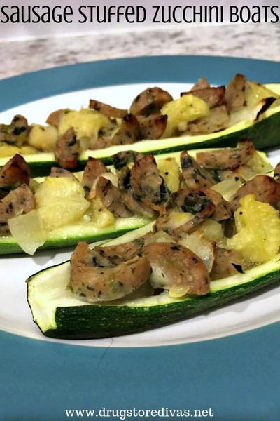 Sausage Stuffed Zucchini Boats Sausage Stuffed Zucchini Boats