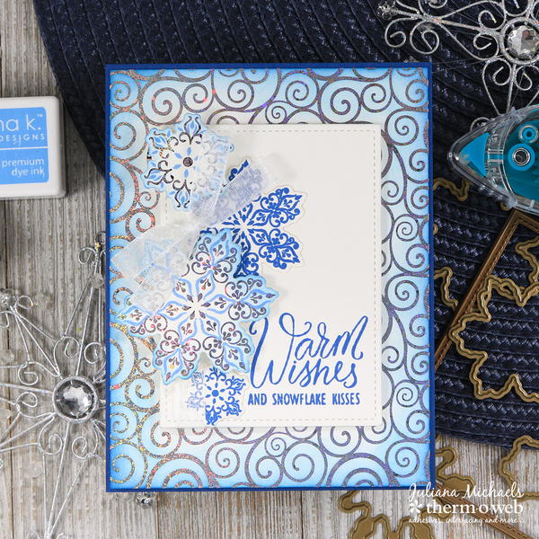 Warm Wishes and Snowflake Kisses Card Warm Wishes and Snowflake Kisses Card