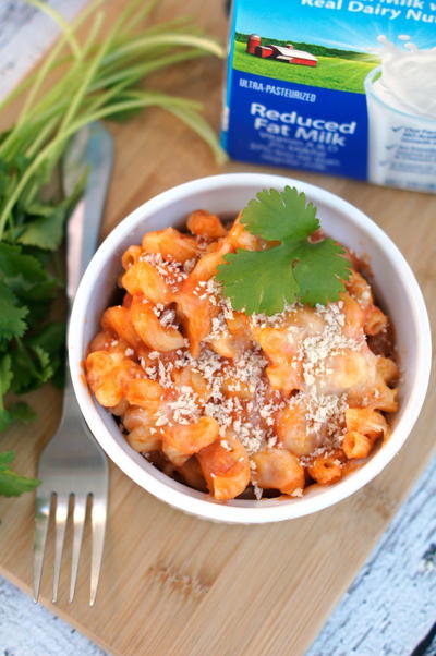 Macaroni with Homemade Creamy Tomato Sauce Macaroni with Homemade Creamy Tomato Sauce