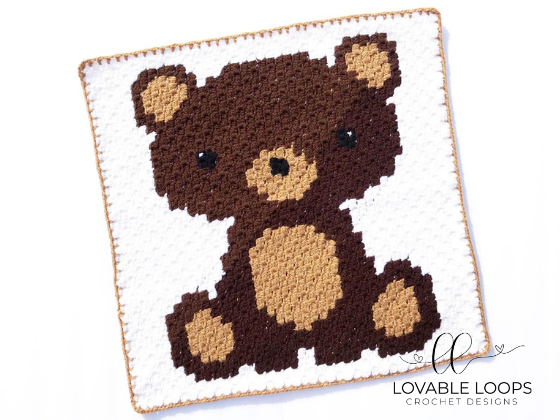 Bear c2c Baby Blanket Bear c2c Baby Blanket