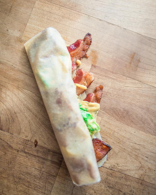 Bacon Avocado Roll-Ups with Honey Mustard Bacon Avocado Roll-Ups with Honey Mustard