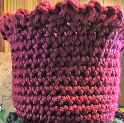 Crowning Touch Crochet Basket
