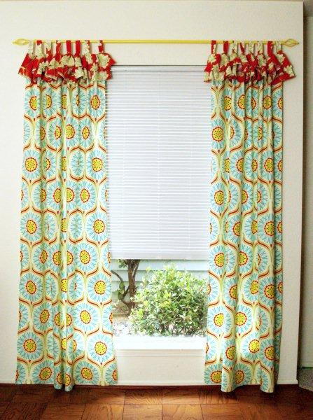 Bright and Cheery Ruffled Curtains Bright and Cheery Ruffled Curtains