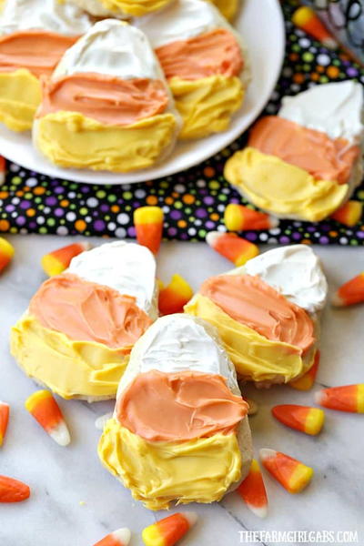 Candy Corn Cookies Candy Corn Cookies