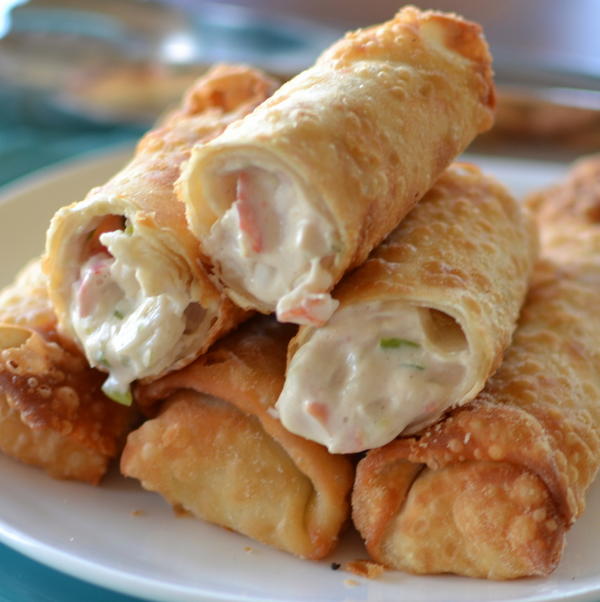 Crab Rangoon Egg Rolls Crab Rangoon Egg Rolls