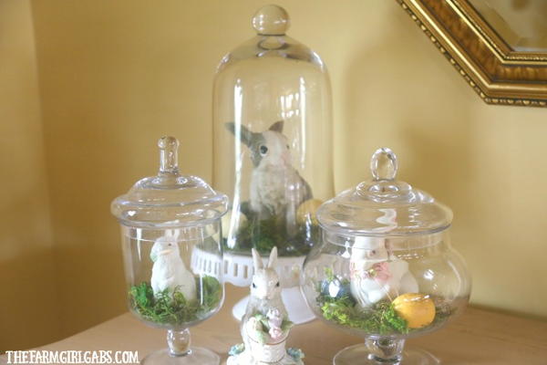 DIY Spring Bunny Jar Display DIY Spring Bunny Jar Display