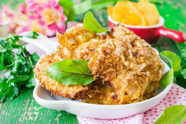 Crunchy Baked Chicken Nuggets Crunchy Baked Chicken Nuggets