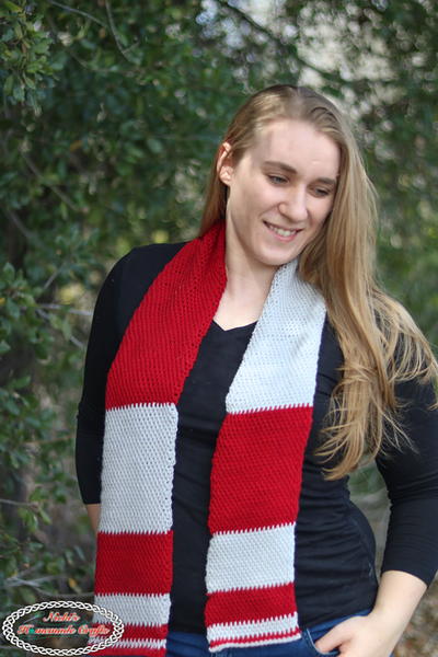 Tunisian Block Scarf Tunisian Block Scarf