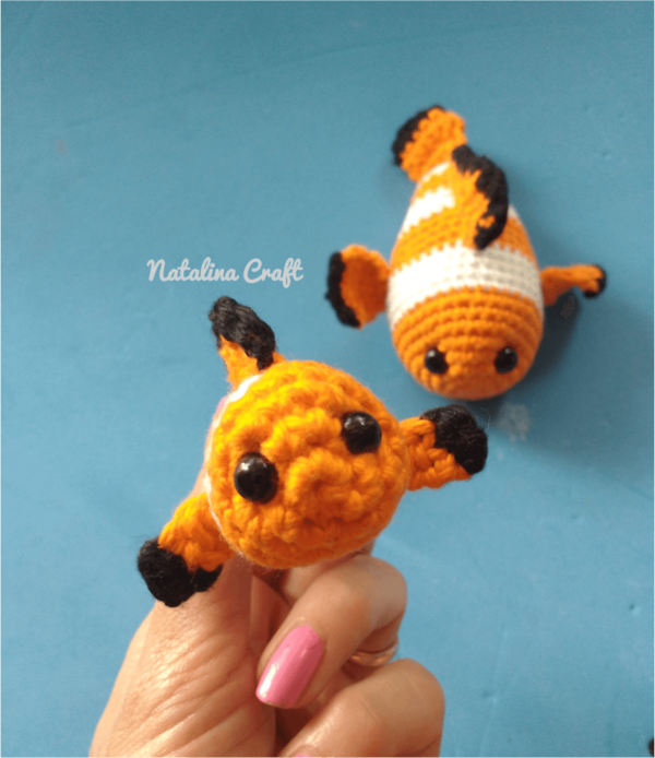 Small Clownfish Amigurumi Small Clownfish Amigurumi