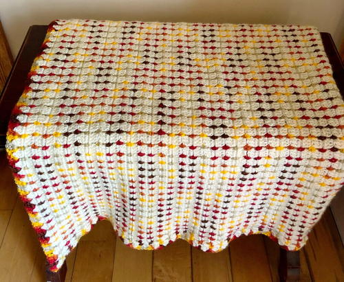 Crochet Fireside Throw Blanket Crochet Fireside Throw Blanket