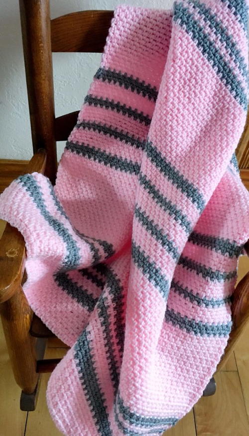 Modern Heirloom Baby Afghan Modern Heirloom Baby Afghan