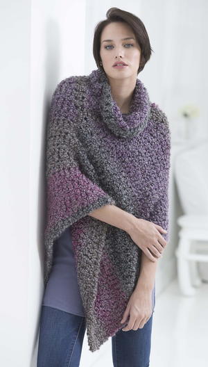 Cozy Cowl Poncho (Free Crochet Pattern)