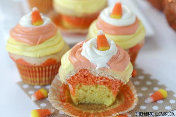 Candy Corn Cupcakes Candy Corn Cupcakes