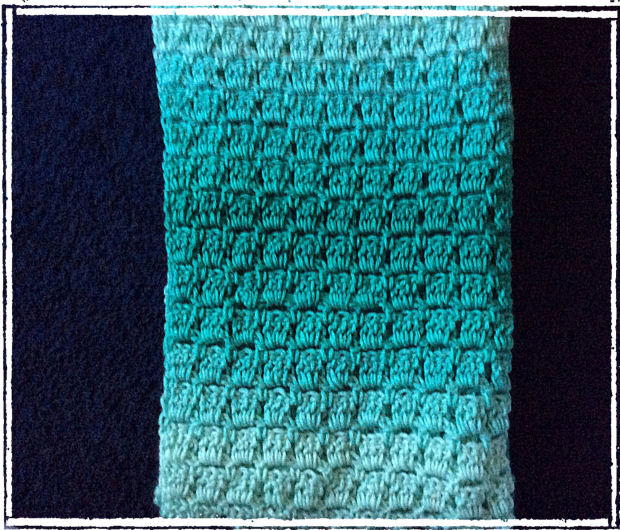 Brick Ombre Baby Blanket Brick Ombre Baby Blanket