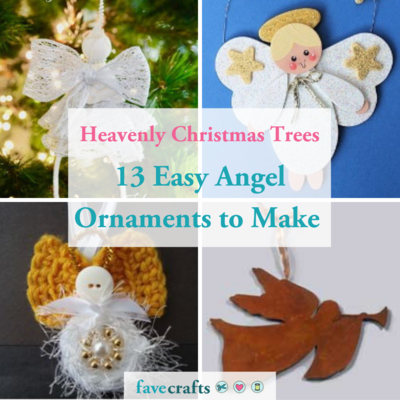 13 Easy Angel Ornaments to Make