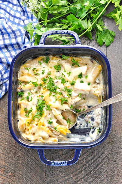 Easy Chicken and Mushroom Casserole Easy Chicken and Mushroom Casserole