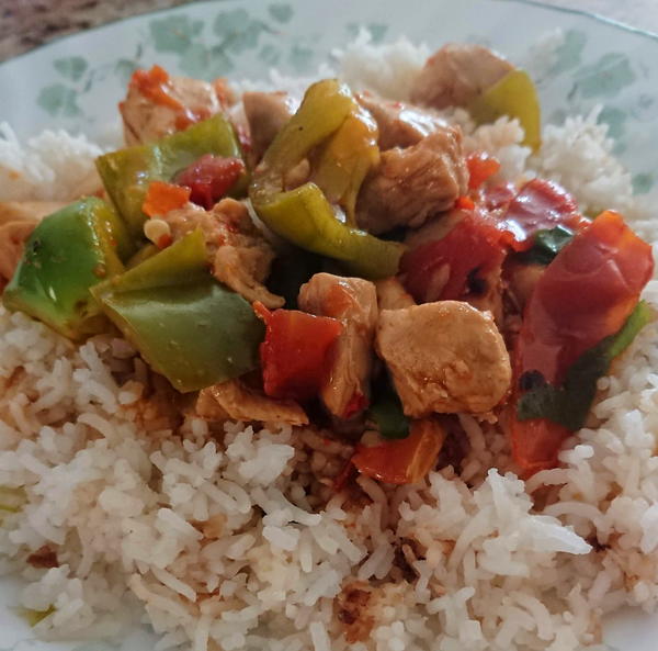 Easy Chicken Shashlik with Gravy Easy Chicken Shashlik with Gravy