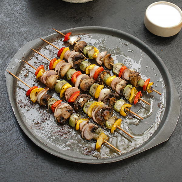 Easy Vegetable Skewers Easy Vegetable Skewers