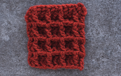 Crochet Waffle Stitch Crochet Waffle Stitch