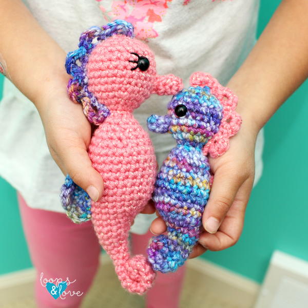 Mommy and Me Seahorse Amigurumi Mommy and Me Seahorse Amigurumi