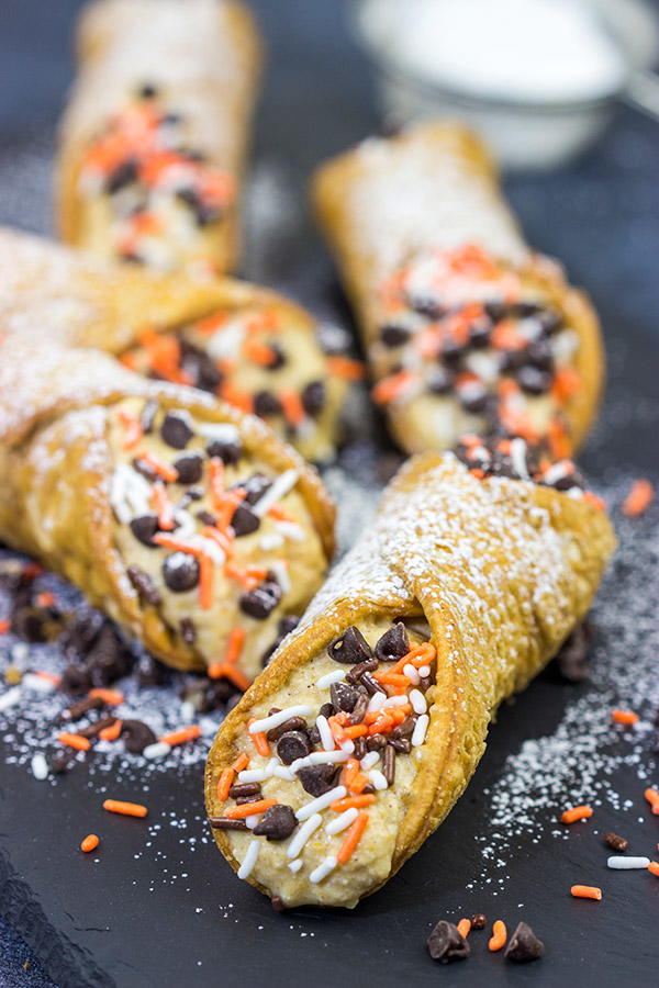 Pumpkin Spice Cannoli | TheBestDessertRecipes.com