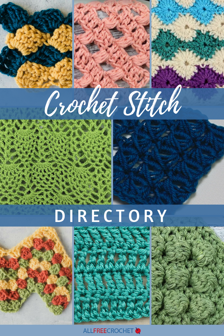 Crochet Stitch Directory Directory For 26 Crochet Stitches Allfreecrochet Com