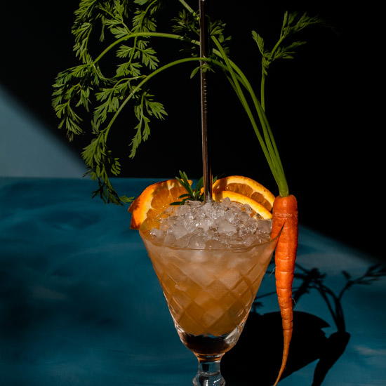 Carrot Shrub Daisy Cocktail Carrot Shrub Daisy Cocktail