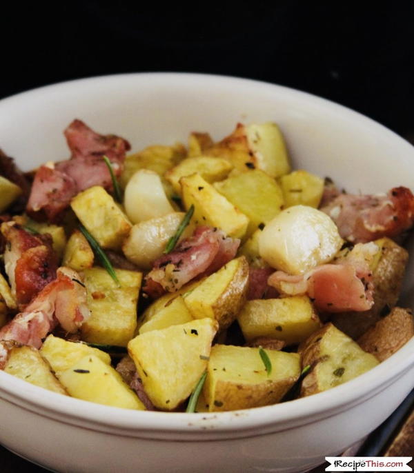 Air Fryer Garlic Potatoes With Bacon Air Fryer Garlic Potatoes With Bacon