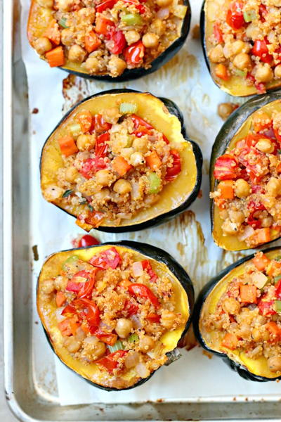 Vegan Stuffed Acorn Squash Vegan Stuffed Acorn Squash