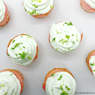 Watermelon Lime Cupcakes