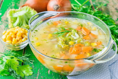 Broccoli and Corn Soup Broccoli and Corn Soup