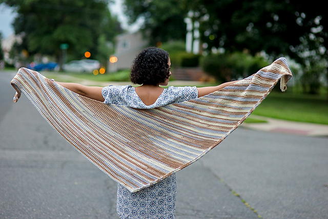 Gramercy Asymmetrical Shawl Gramercy Asymmetrical Shawl