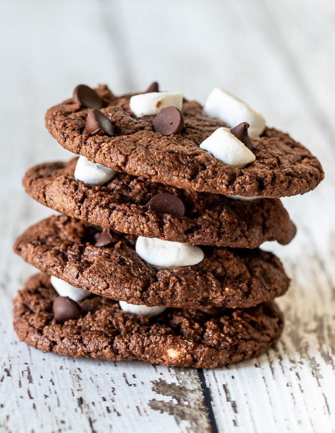 Chocolate Marshmallow Cookies | FaveGlutenFreeRecipes.com