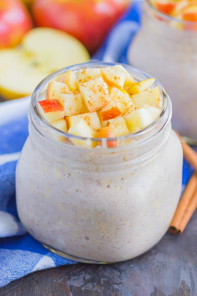 Apple Pie Overnight Oats Apple Pie Overnight Oats