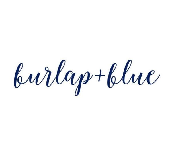Burlap & Blue Burlap & Blue