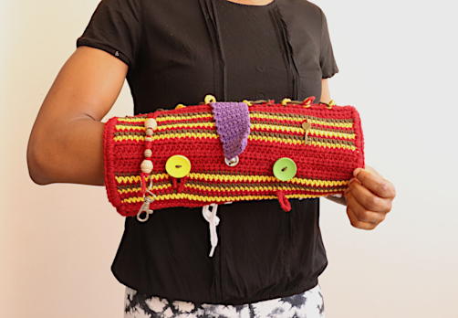 Crochet Twiddle Muff Crochet Twiddle Muff