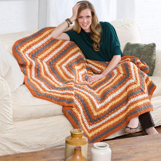 Pumpkin Spice Crochet Afghan Pumpkin Spice Crochet Afghan