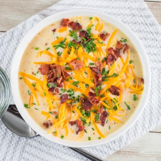 Slow Cooker Cauliflower Corn Chowder Slow Cooker Cauliflower Corn Chowder.