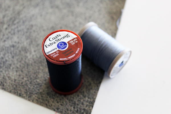 Example of heavy duty sewing thread to use for sewing vinyl.