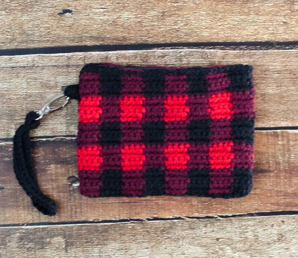 Buffalo Plaid Wristlet Buffalo Plaid Wristlet