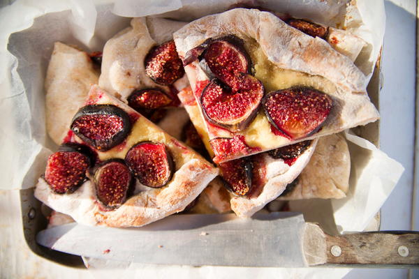 Fig Focaccia with Honey