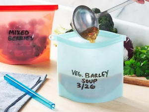 Reusable Silicone Food Storage Bag Set Giveaway