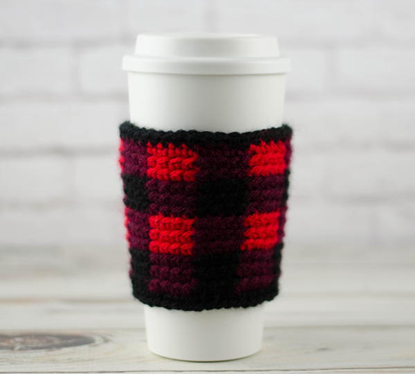Buffalo Plaid Cup Cozy Buffalo Plaid Cup Cozy