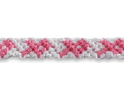 Cancer Ribbon Friendship Bracelet Pattern