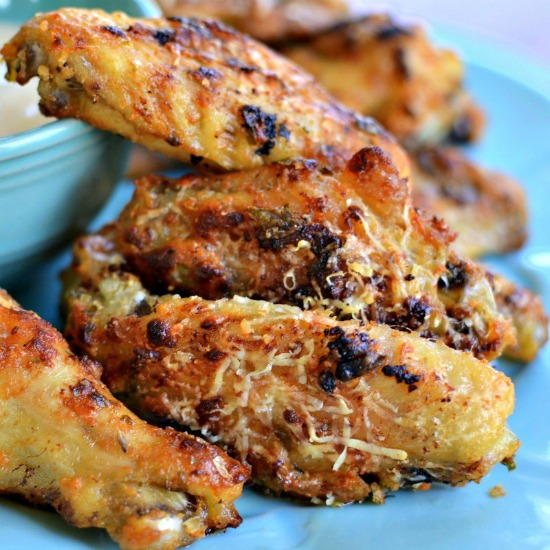 Garlic Parmesan Chicken Wings Garlic Parmesan Chicken Wings