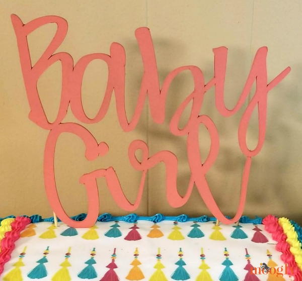 DIY Baby Shower Cake Topper DIY Baby Shower Cake Topper
