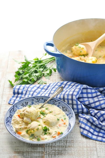 Farmhouse Chicken and Bisquick Dumplings