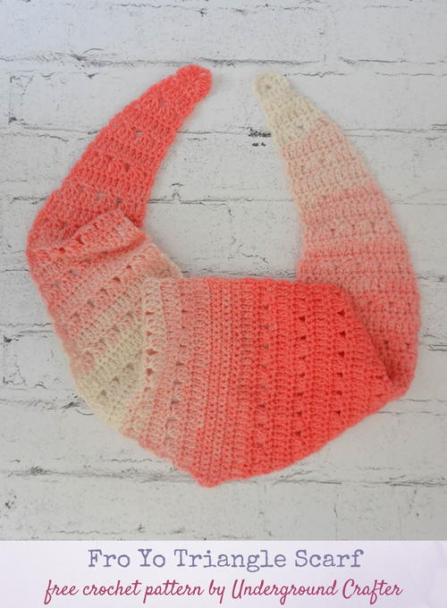 Fro Yo Triangle Scarf